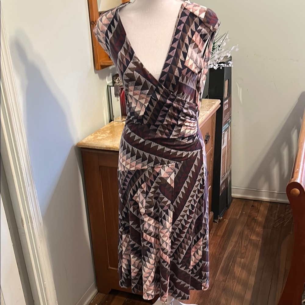 Geometric Patterned Dress